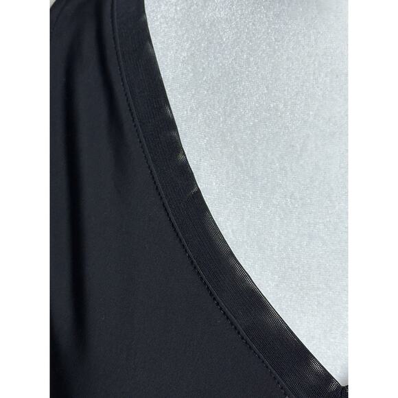 Pajama Top Nottibianche Women’s Black Pajama Top Women’s V Neck Shell Top - Picture 13 of 16